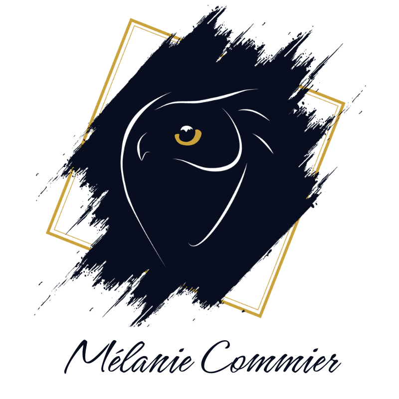 Logo noir Mélanie Commier