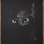 Portrait aux crayons pastels secs de Krokmou