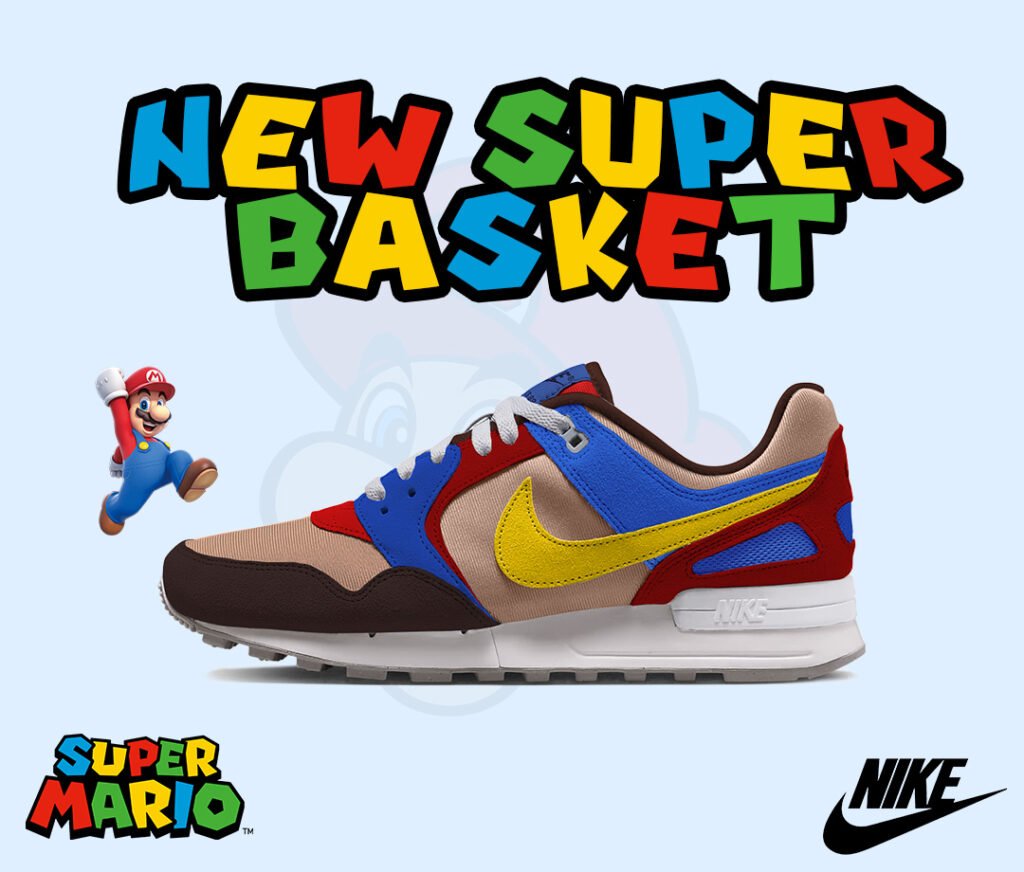 Affiche vente basket multi couleur